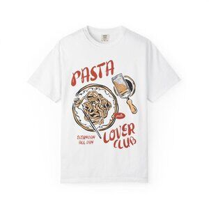 Pasta Lover Club T-Shirt – Funny Italian Food Graphic Tee – Cute Spaghetti Aesth